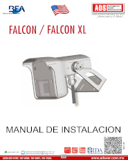 Manual de Instalacion BEA FALCON, ADS Puertas y Portones Automaticos S.A. de C.V.